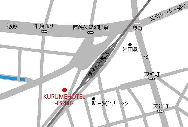 Kurume Hotel Esprit Eksteriør bilde